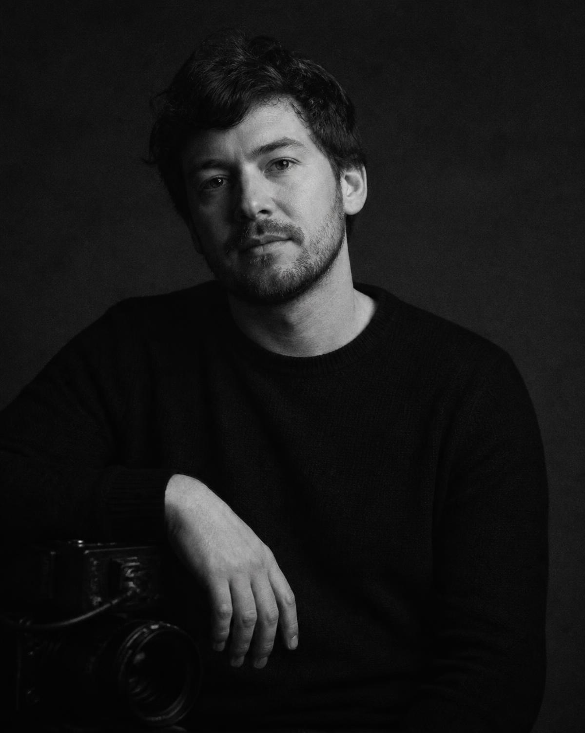 Portrait of filmmaker Hector Benítez in Madrid